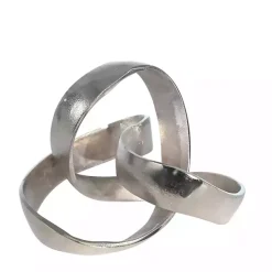Best Kirklands Home Matte Knot Sculpture SIlver