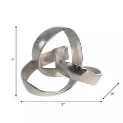 Best Kirklands Home Matte Knot Sculpture SIlver