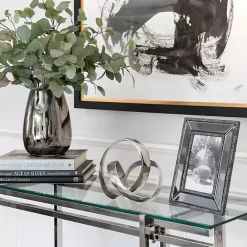 Best Kirklands Home Matte Knot Sculpture SIlver