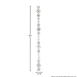 Outlet Kirklands Home Mercury Ball Tree Garland Silver