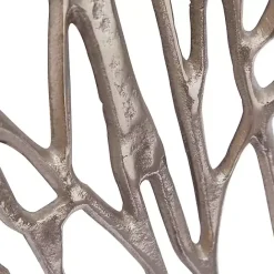 Sale Kirklands Home Metal Coral Panel Wall Plaques, Set of 2 Silver