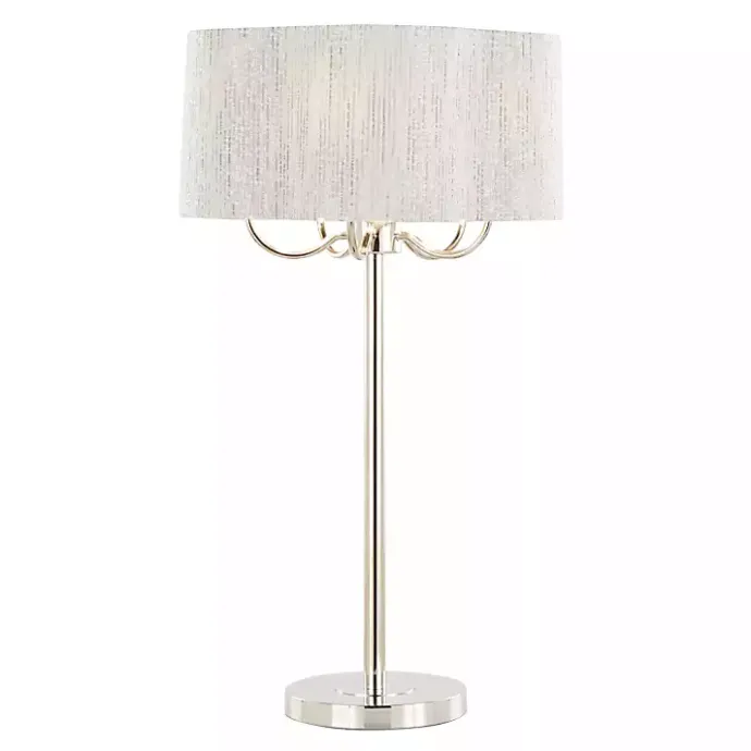 New Kirklands Home Silver Metal Lila Table Lamp