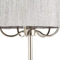 New Kirklands Home Silver Metal Lila Table Lamp