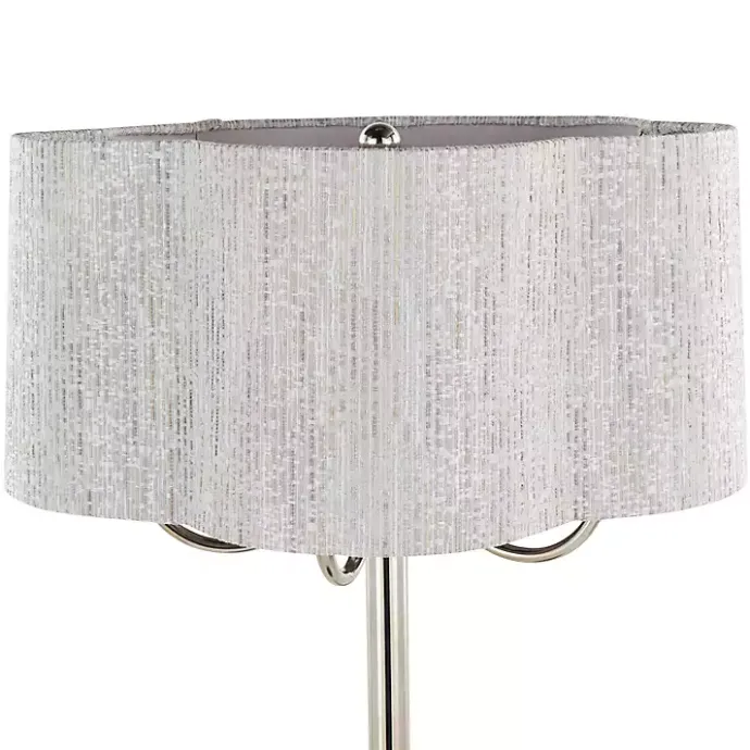 New Kirklands Home Silver Metal Lila Table Lamp