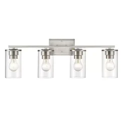 Kirklands Home Metal Modern Vanity Light Silver