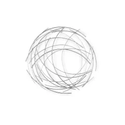 Hot Kirklands Home Metal Wire Abstract Wall Plaque Silver