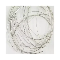 Hot Kirklands Home Metal Wire Abstract Wall Plaque Silver
