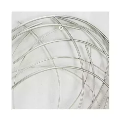 Hot Kirklands Home Metal Wire Abstract Wall Plaque Silver