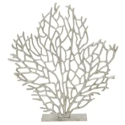 Clearance Kirklands Home Metallic Coastal Branch Statue Silver
