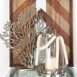 Clearance Kirklands Home Metallic Coastal Branch Statue Silver