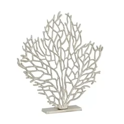Clearance Kirklands Home Metallic Coastal Branch Statue Silver