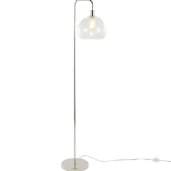 Online Kirklands Home Silver Metro Floor Lamp Clear