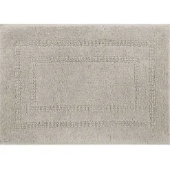 New Kirklands Home Silver Reversible Cotton Bath Mat, 45 in. Gray
