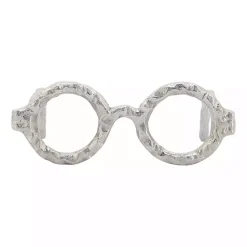 Clearance Kirklands Home Round Eye Glasses Sculpture Silver