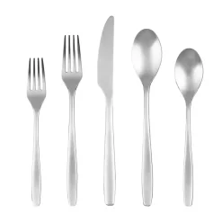 Online Kirklands Home Satin Metal Classic 20-pc. Flatware Set Silver
