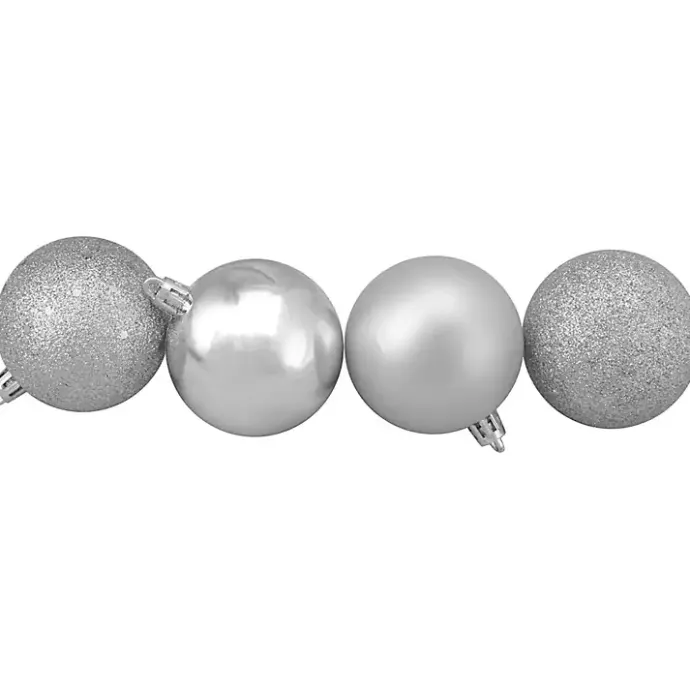 Clearance Kirklands Home Shatterproof Ball Ornaments, Set of 32 Silver