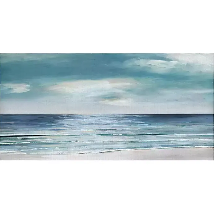 Clearance Kirklands Home Silver Shore Canvas Art Print Blue