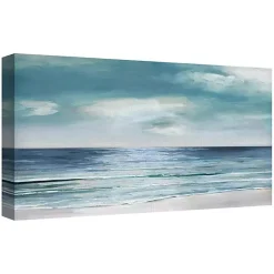 Clearance Kirklands Home Silver Shore Canvas Art Print Blue