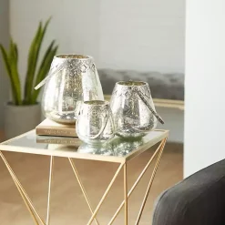 Best Kirklands Home Speckled Votive Candle Holders, Set of 3 Silver