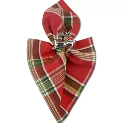 Sale Kirklands Home Stag Napkin Rings, Set of 6 Silver