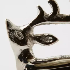 Sale Kirklands Home Stag Napkin Rings, Set of 6 Silver