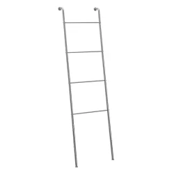 Hot Kirklands Home Steel 4-Bar Leaning Towel Ladder Silver