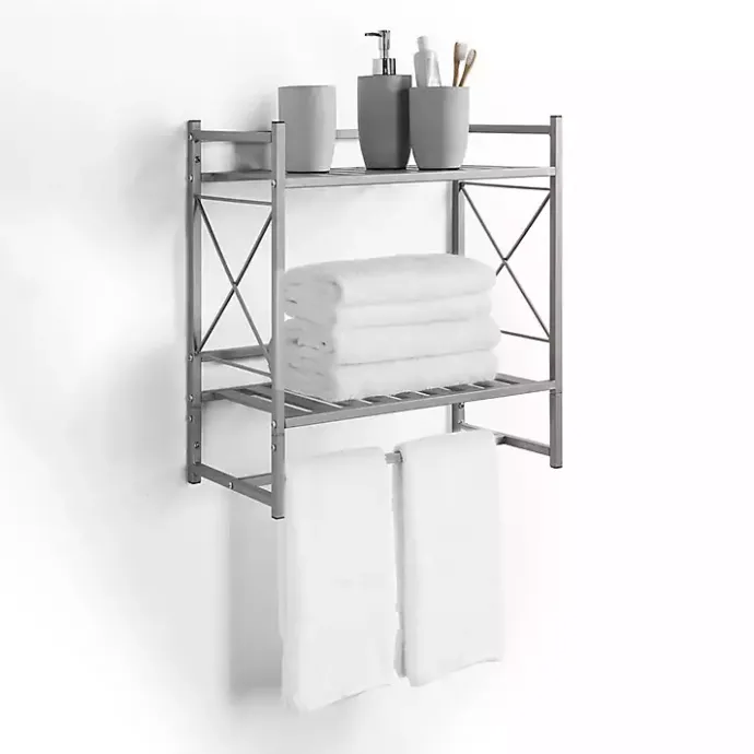 Online Kirklands Home 2-Tier Utility Shelf Silver
