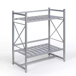 Online Kirklands Home 2-Tier Utility Shelf Silver