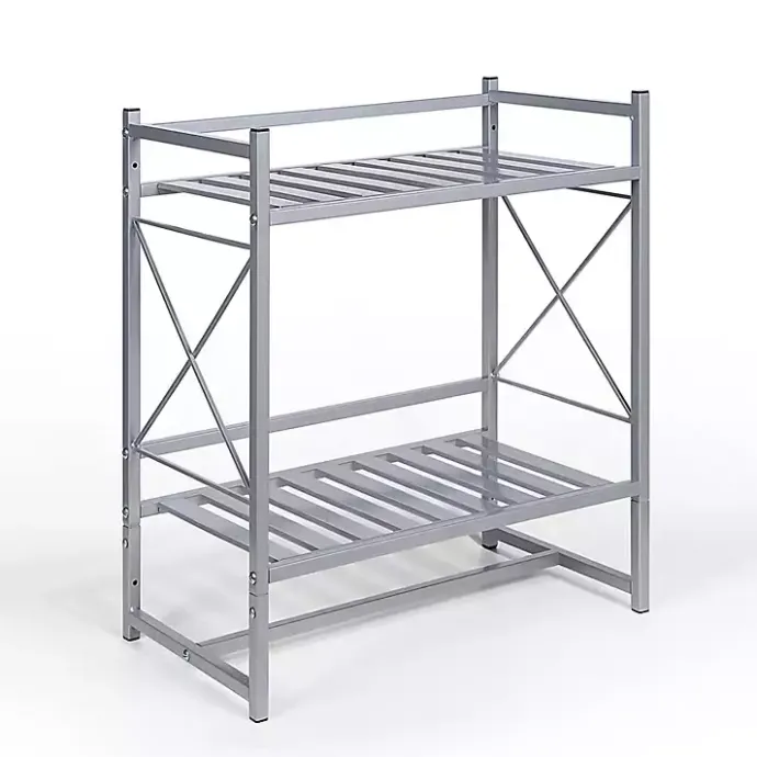 Online Kirklands Home 2-Tier Utility Shelf Silver