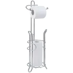Discount Kirklands Home Toilet Paper Storage Stand Silver