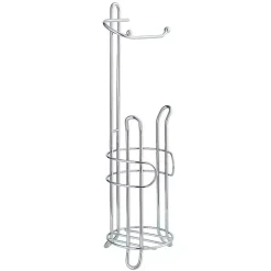 Discount Kirklands Home Toilet Paper Storage Stand Silver