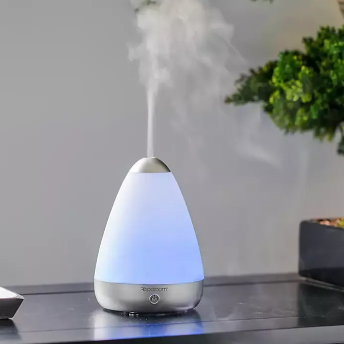 Hot Kirklands Home Silver Ultrasonic Essential Oil Diffuser
