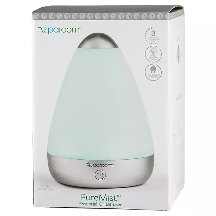 Hot Kirklands Home Silver Ultrasonic Essential Oil Diffuser