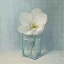 Discount Kirklands Home Single White Tulip Framed Canvas Art Print