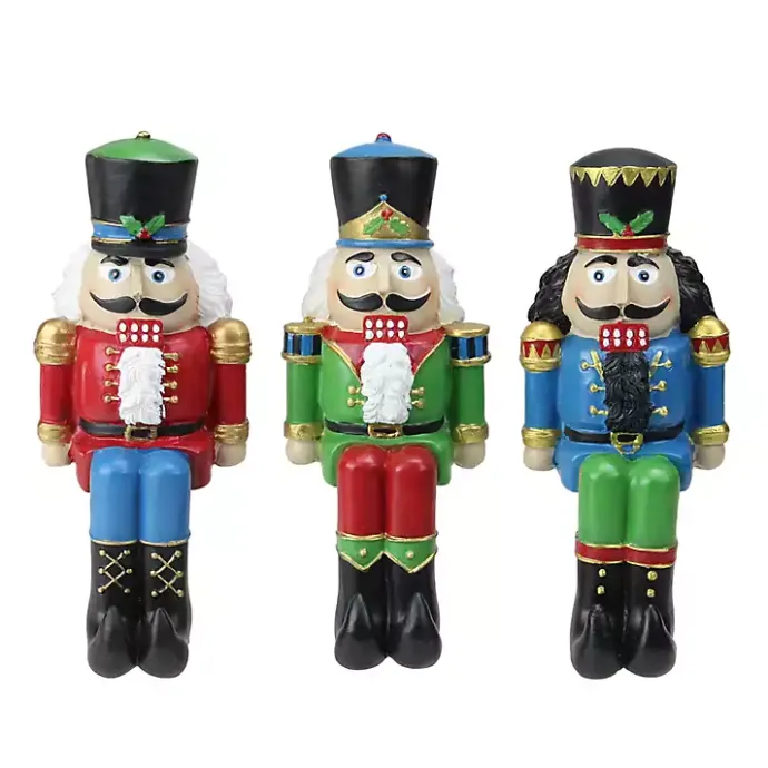 Online Kirklands Home Sitting Nutcrackers Stocking Holders, Set of 3