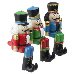 Online Kirklands Home Sitting Nutcrackers Stocking Holders, Set of 3