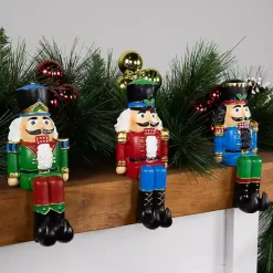 Online Kirklands Home Sitting Nutcrackers Stocking Holders, Set of 3