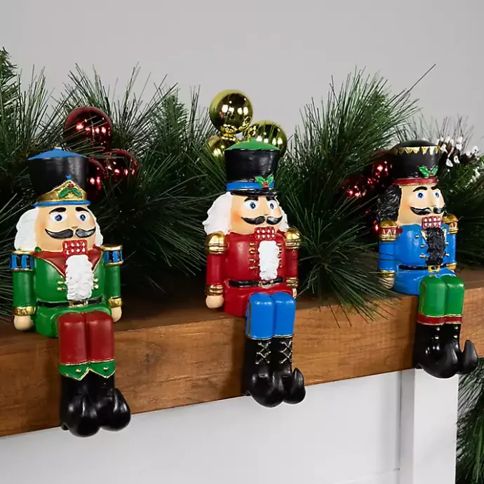 Online Kirklands Home Sitting Nutcrackers Stocking Holders, Set of 3