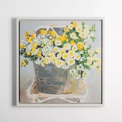 Online Kirklands Home Sitting Pretty Framed Canvas Art Print