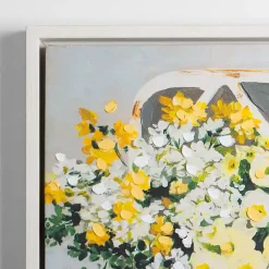 Online Kirklands Home Sitting Pretty Framed Canvas Art Print