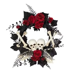 Best Kirklands Home Skeleton and Roses Wreath