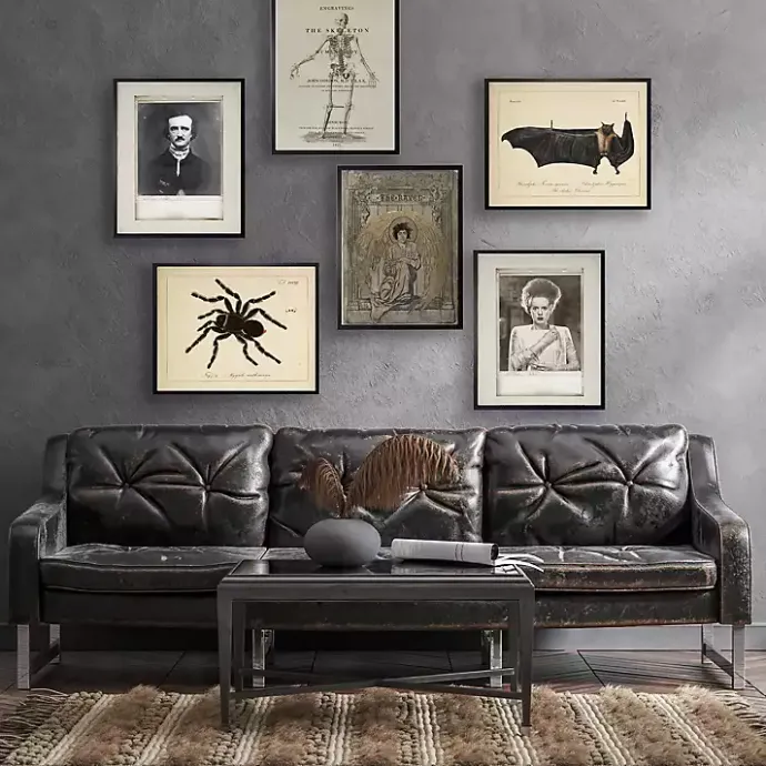 Outlet Kirklands Home Skeleton Framed Halloween Wall Art