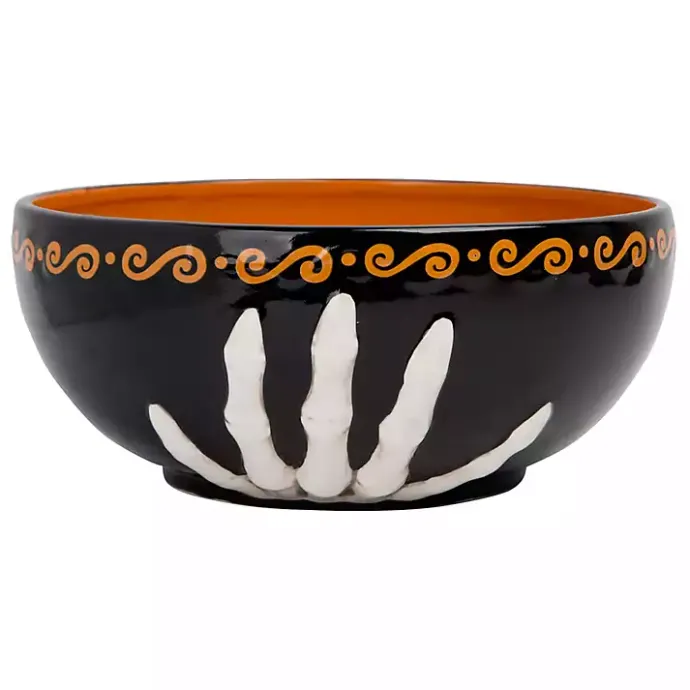 Best Kirklands Home Skeleton Hands Ceramic Bowl