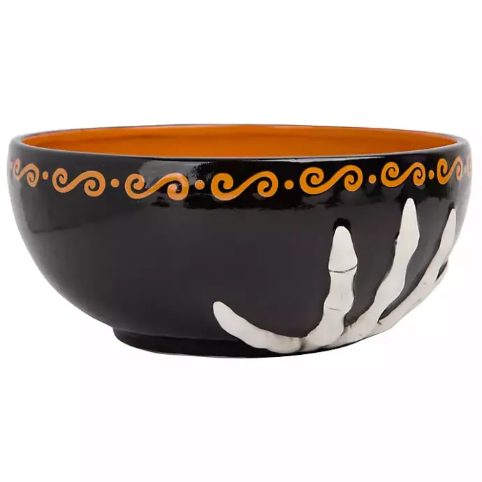 Best Kirklands Home Skeleton Hands Ceramic Bowl