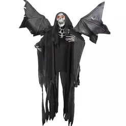 Kirklands Home Skeleton with Wings Decoration Black