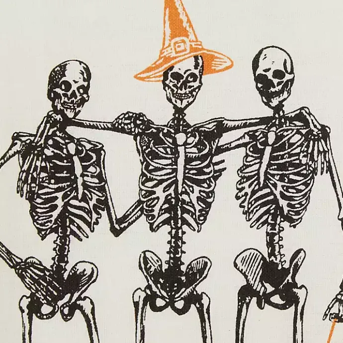 Kirklands Home Skeletons Printed Assorted Dishtowels, Set of 3