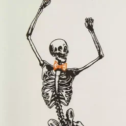 Kirklands Home Skeletons Printed Assorted Dishtowels, Set of 3