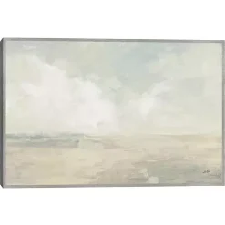 Online Kirklands Home Sky and Sand Crop Framed Canvas Art Print Gray