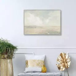 Online Kirklands Home Sky and Sand Crop Framed Canvas Art Print Gray