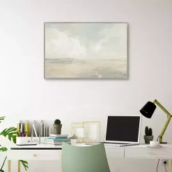 Online Kirklands Home Sky and Sand Crop Framed Canvas Art Print Gray